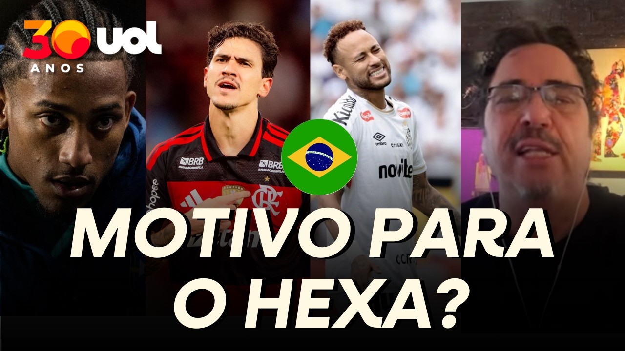 PEDRO E JOÃO PEDRO FORA? NEYMAR MACHUCADO CONVOCADO? CASAGRANDE SE TEM MOTIVO PARA O HEXA!