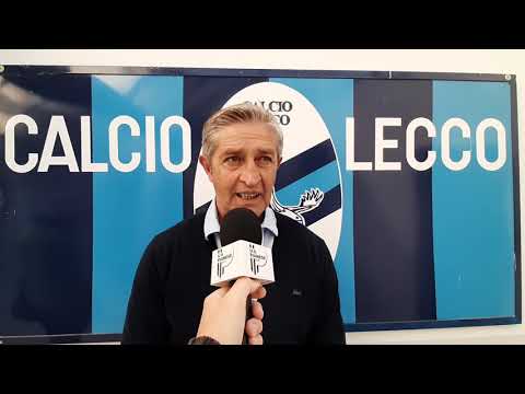 Mister Marco Masi e Damiano Rinaldini nel post Lecco-Pianese