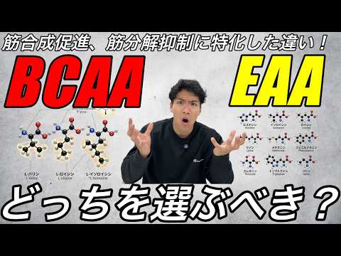 【ほとんどの人が見落としている違い】BCAAかEAAどちらを選ぶべきか解説！