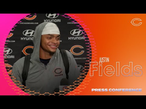 Justin Fields reacts to Bears 27-11 victory over Seahawks | Chicago Bears video clip
