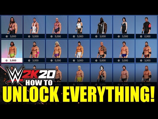 How To Unlock All Wrestlers In Wwe 2K20?