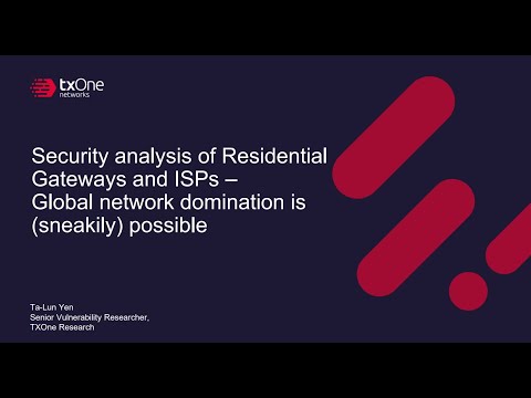 Security analysis of Residential Gateways and ISPs: global network domination is (sneakily) possible
