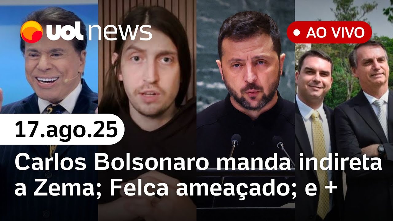 Carlos Bolsonaro critica governadores da direita agressões no Ibirapuera Felca relata ameaças e +