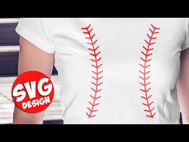 How to Make a Baseball Lace Svg