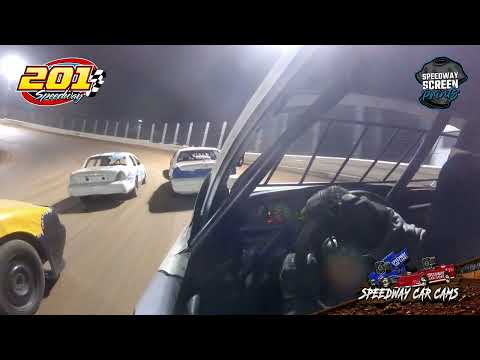 #7 Gary Whitt - Crown Vic - 201 Speedway 7-4-26 - In-Car Camera - dirt track racing video image