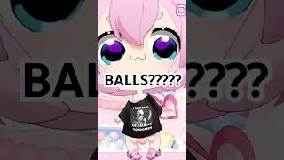 CHIBI HAS BALLS???? #shorts #chibidoki #vtuber