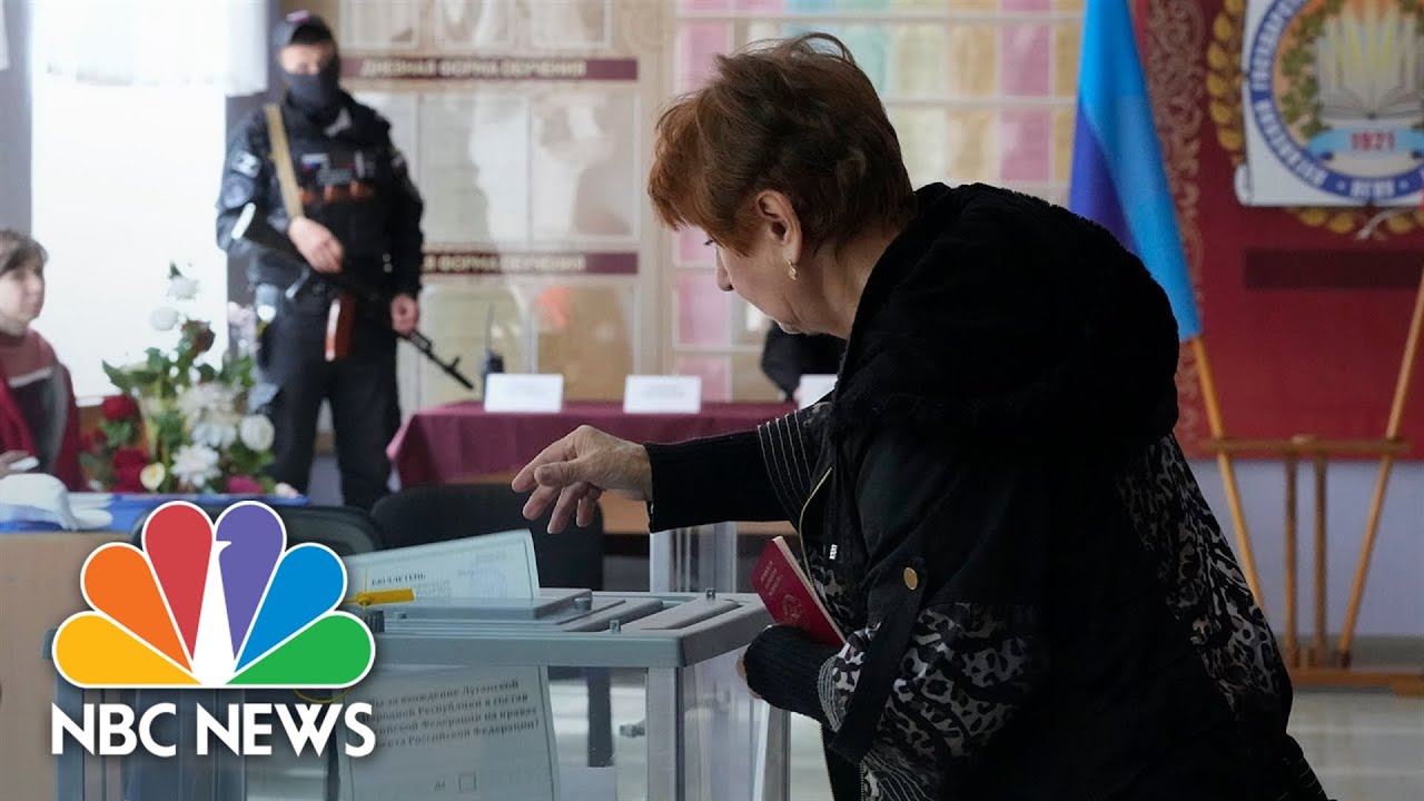 Final Day Of Voting In ‘Sham’ Referendums In Ukrainian Areas Mainly Controlled By Moscow