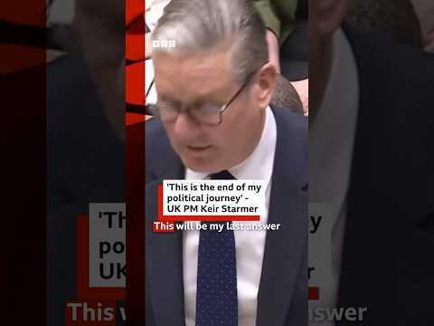 Keir Starmer, Birleşik Krallık Başbakanı olarak son PMQ'sunu tamamlarken alkışlarla karşılandı. #BBCNews