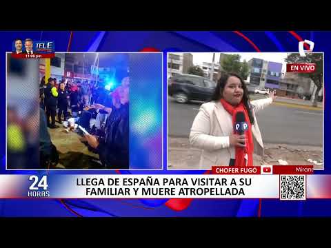 Mujer que llegó de España murió atropellada por cúster en Los Olivos: conductor se dio a la fuga