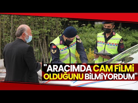 “Aracımda Cam Filmi Olduğunu Bilmiyordum” Dedi, Cezadan Kurtulamadı
