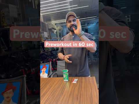 Preworkout in 60 sec #youtube  #youtubeshorts #preworkout