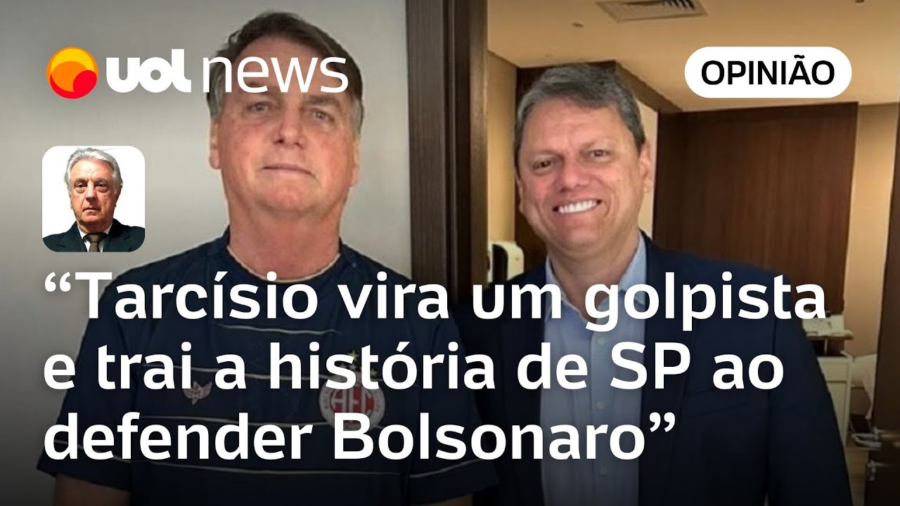 Tarcísio cospe na história de SP ao defender Bolsonaro diz Wálter Maierovitch