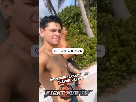 Ryan garcia back training day after beating devin haney