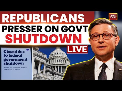 US Government Shutdown Day 37: Republicans Press Conference | Mike Johnson | Donald Trump | US News