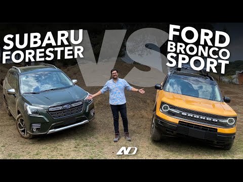 Bronco Sport vs Subaru Forester - ¿Cuál es la mejor camioneta aventurera" | Comparativa [4K]