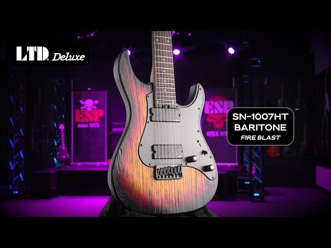 ESP Guitars: LTD Deluxe SN-1007HT Baritone Demo by Kazuki Tokaji