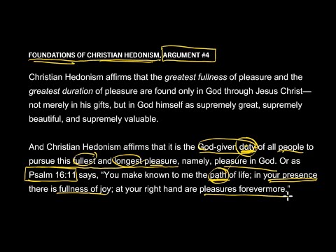 Foundations of Christian Hedonism // Part 5 // Conversion to Christ — and Joy