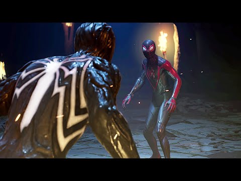 Miles Morales Vs Peter Fight Scene - Marvel's Spider-Man 2 PS5