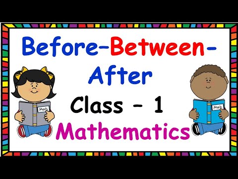 Before Between And After  Numbers | CLASS - 1 Maths  | CBSE  |  Basic Maths  | Maths Concept