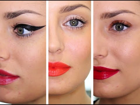 Winged Liner, Metallic Eyes & Hot Red Lips: 3 Runway looks! - UCLFW3EKD2My9swWH4eTLaYw