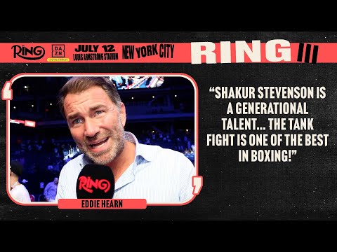 Eddie Hearn Hails “GENERATIONAL Talent” Shakur Stevenson Over William Zepeda Win