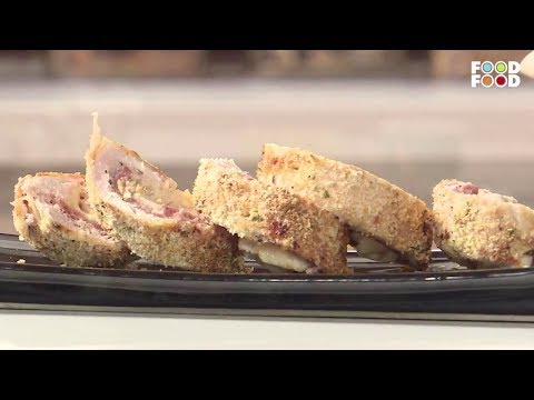 Baked Chicken (Cordon Blue) | Snack Time | Chef Ajay Chopra | FoodFood - UCthIcpK06l9bhi9ISgreocw