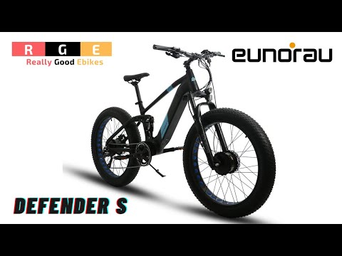 Eunorau Defender S Dual-Motor Fat Tire Electric Mountain Bike