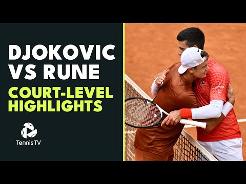 Novak Djokovic vs Holger Rune: Court-Level Highlights | Rome 2023