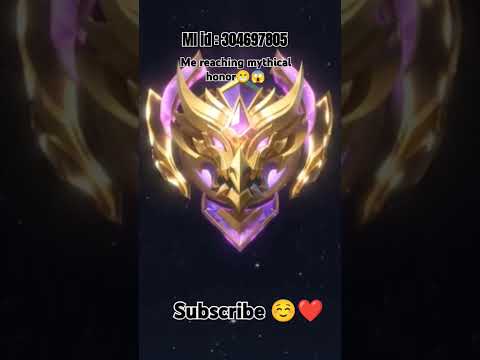 Rank up☺️❤️ #mlbbshorts #rankup #mythicalhonor