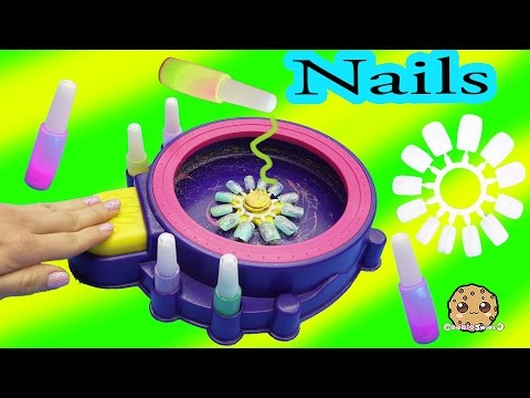 Part 2 Make Your Own Custom Nails with Glitter Nail Swirl Art Kit Maker  - Cookieswirlc Video - UCelMeixAOTs2OQAAi9wU8-g