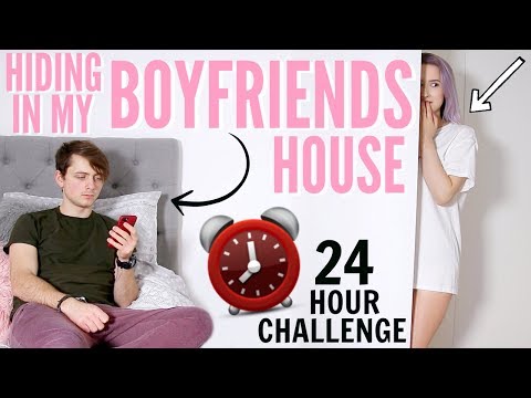 I Spent The Night In My BOYFRIENDS HOUSE & He Had No Idea... (24 Hour Challenge) | Sophie Louise - UChelG_sYPLMv-HIBVGpO6DQ