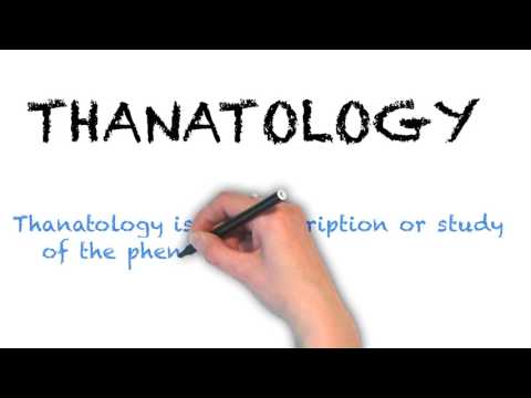 How to Pronounce 'THANATOLOGY'- English Grammar