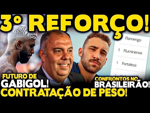 3° REFORÇO! FLA ENCAMINHA CONTRATAÇÃO DE LÉO ORTIZ! FUTURO DE GABIGOL! TABELA DO BRASILEIRÃO 2024!