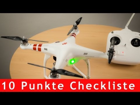 DJI Phantom #33 - 10 Punkte Checkliste vor dem Start - UCfV5mhM2jKIUGaz1HQqwx7A