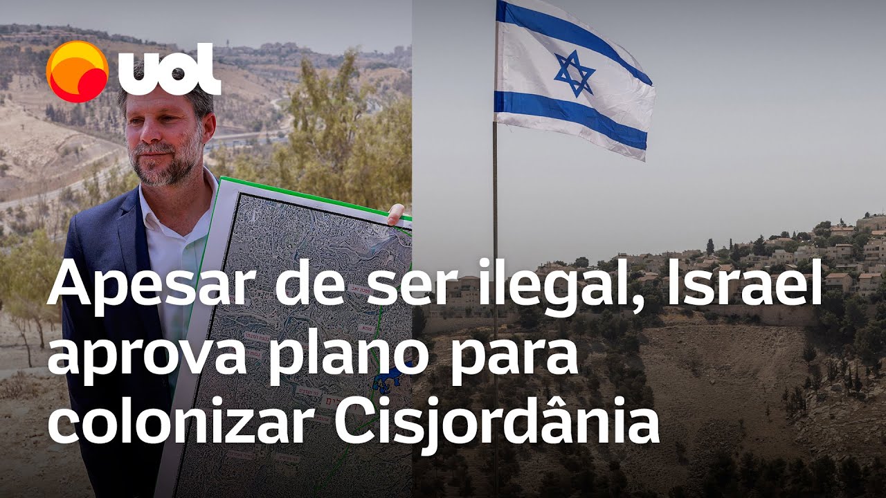 Israel ignora tribunal e aprova plano de colonização na Cisjordânia, território palestino
