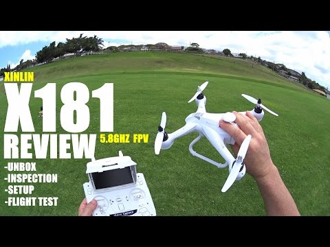 XINLIN X181 5.8Ghz FPV QuadCopter Review - [UnBox, Inspection, Setup, Flight Test] - UCVQWy-DTLpRqnuA17WZkjRQ