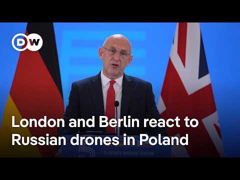Aftermath of Russian drones being shot down over Poland | DW News