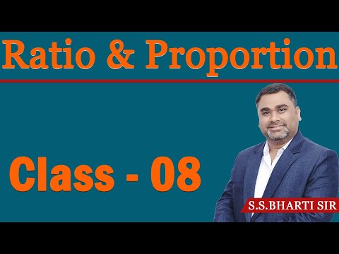 CET EXAM NEW BATCH RATIO CLASS 8 || MATHS SPECIAL BY S S BHARTI SIR