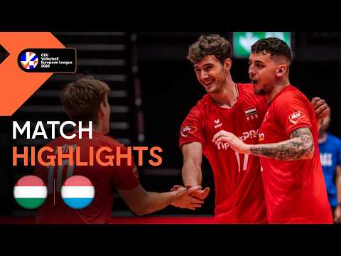 Highlights | Hungary vs. Luxembourg | CEV Volleyball European League 2026 | Men