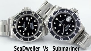 sea dweller 16600 vs submariner