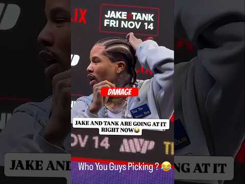 Jake Paul and Tank Davis Going At It