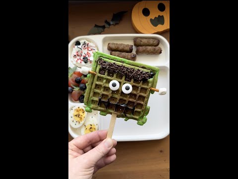 Easy Frankenstein Waffles