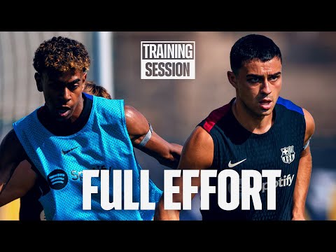 PEDRI DID PART OF THE SESSION WITH THE GROUP | FC Barcelona Training 🔵🔴