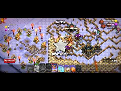COC - Sky High Showdown Challenge, easy 3 stars #clashofclans #coc #supercell