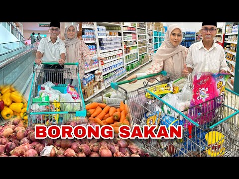 SHOPPING DENGAN BAPAK UNTUK BULAN PUASA 😍‼️