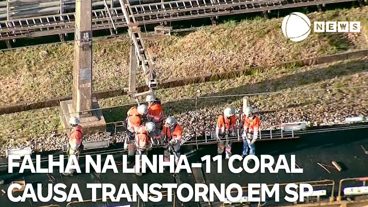 Falha elétrica causa transtornos na Linha 11 Coral em São Paulo