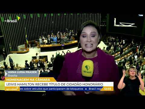 DF | Piloto Lewis Hamilton é Cidadão Honorário do Brasil