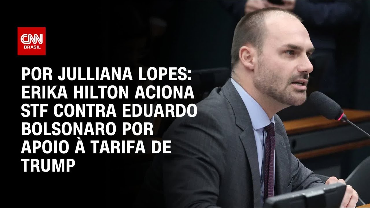 Análise Erika Hilton aciona STF contra Eduardo Bolsonaro por apoio à tarifa de Trump | CNN ARENA
