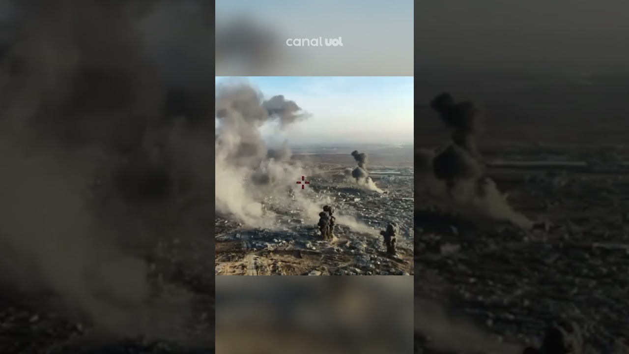 Israel lança dezenas de ataques aéreos no norte de Gaza; vídeo