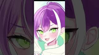 常闇トワ様描いてみた｜Drawing. Towa Tokoyami【illust making】#shorts  #vtuber   #di